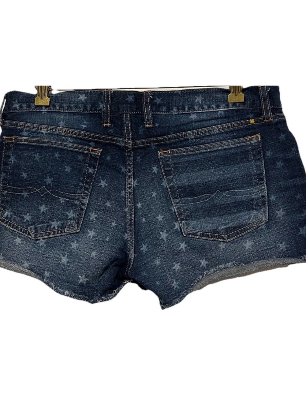 Lucky Brand Shorts 8 Stretch Denim Cut Off Riley Short Star Pattern 8/29 Women’s